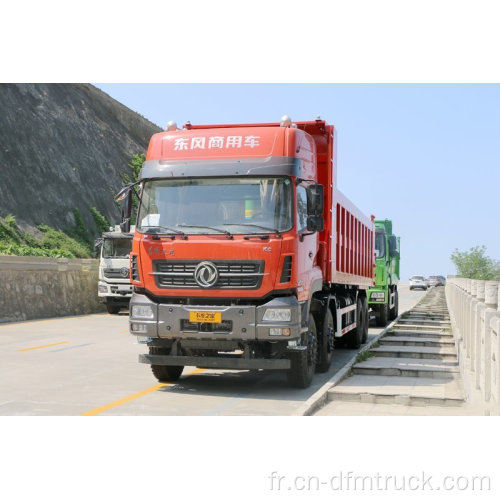 Camions à benne à benne basculante Dongfeng Tipper 8x4 commerciale